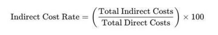 How do you calculate single indirect cost?