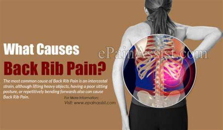 What causes lower back rib pain?