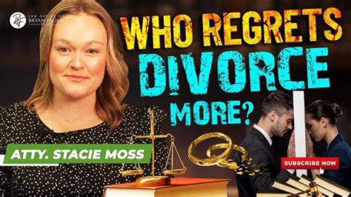 Who regrets divorce?